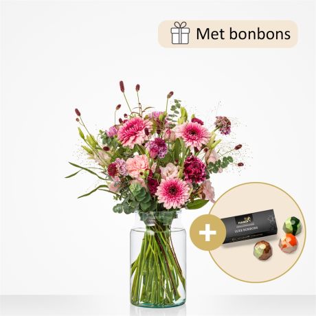 Cadeauset Liefdevol (met bonbons) Cadeauset Liefdevol (met bonbons)